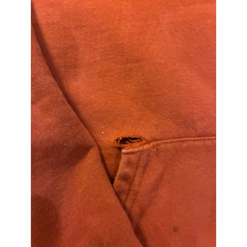 Aeropostale New York Graphic Hoodie Rust Orange Mens Small Sweatshirt 1987 Logo - Picture 2 of 7